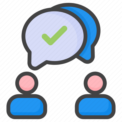 Agree, chat, people, conversation, talk, avatar, communication icon - Download on Iconfinder