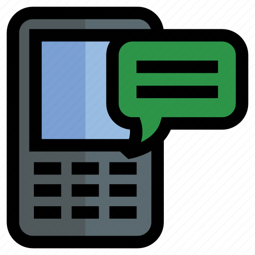 Cellphone, cell phone, smartphone, chat, message, mobile, communication icon - Download on Iconfinder