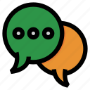 chat bubble, chat, conversation, chatting, communication, talk, message, speech-bubble