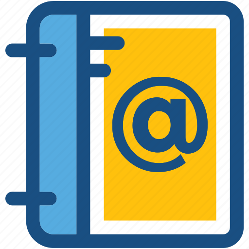 Address book, contacts, email addresses, email agenda, mailbox icon - Download on Iconfinder