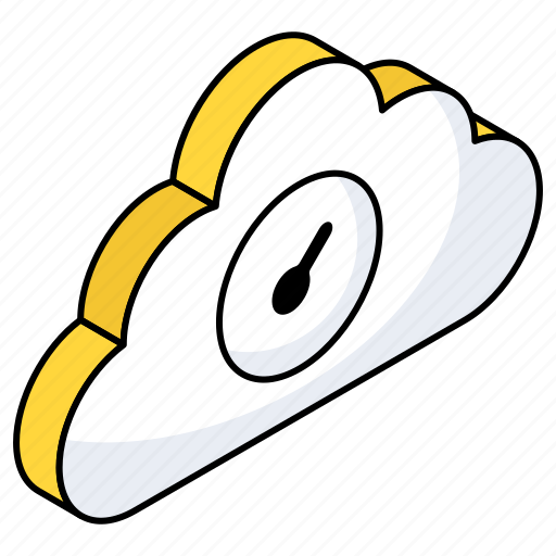 Cloud computing, cloud technology, cloud timer, cloud timepiece, cloud clock icon - Download on Iconfinder