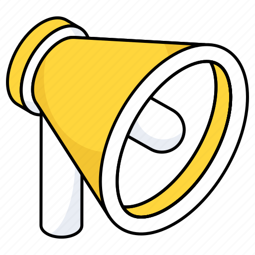 Megaphone, loudspeaker, announcement, promotion, campaign icon - Download on Iconfinder