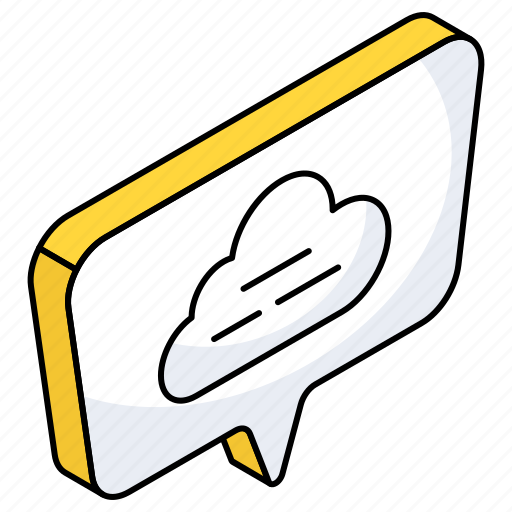 Cloud chatting, cloud communication, cloud conversation, cloud text, cloud message icon - Download on Iconfinder
