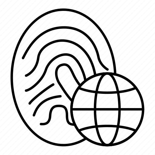 Fingerprint, secure, internet, network icon - Download on Iconfinder