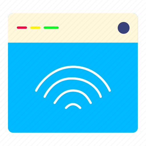 Webpage, internet, network, connection, wifi icon - Download on Iconfinder