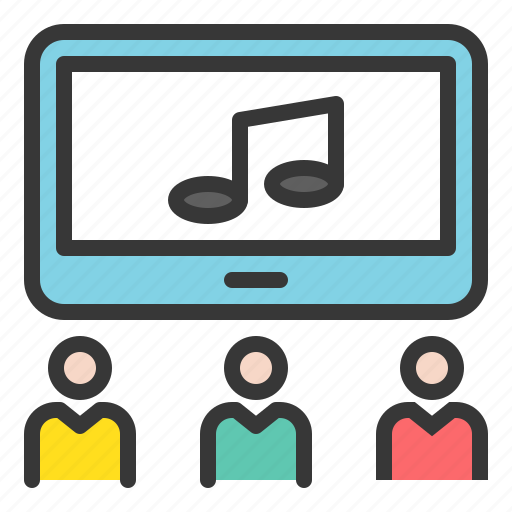 Communication, human, music, network, sing, song, tv icon - Download on Iconfinder