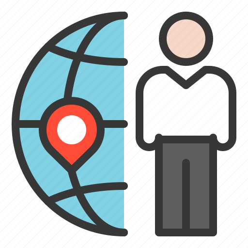 Communication, global, human, leader, location, network, pin icon - Download on Iconfinder