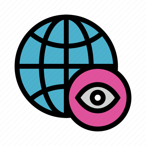 Eye, global, see, view, world icon - Download on Iconfinder