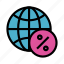 browser, earth, global, percentage, world 
