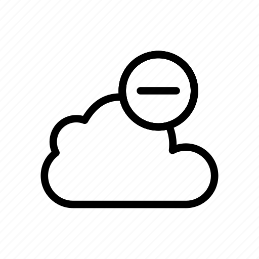 Cloud, database, remove, server, storage icon - Download on Iconfinder