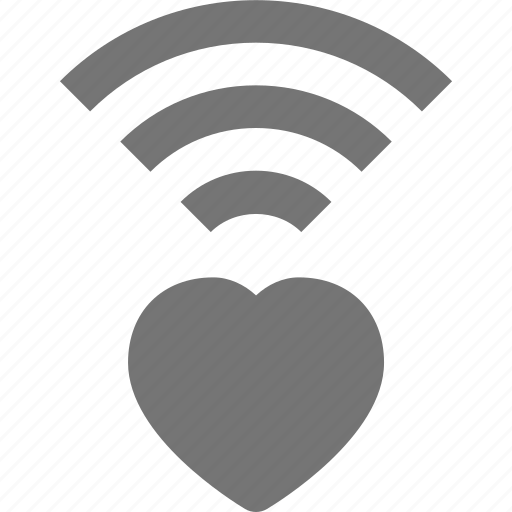 Heart, signal, favorite, like, wifi icon - Download on Iconfinder