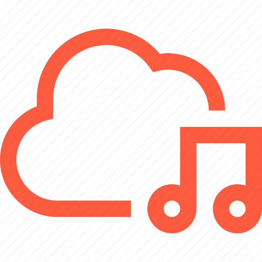 Cloud, music, service, sharing, storage, streaming, technology icon - Download on Iconfinder