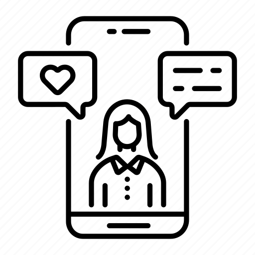 Mobile chat, smartphone, texting, communication, message icon - Download on Iconfinder