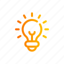 idea, electricity, light, bulb, illumination, technology