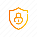 shield, padlock, insurance, security, protection