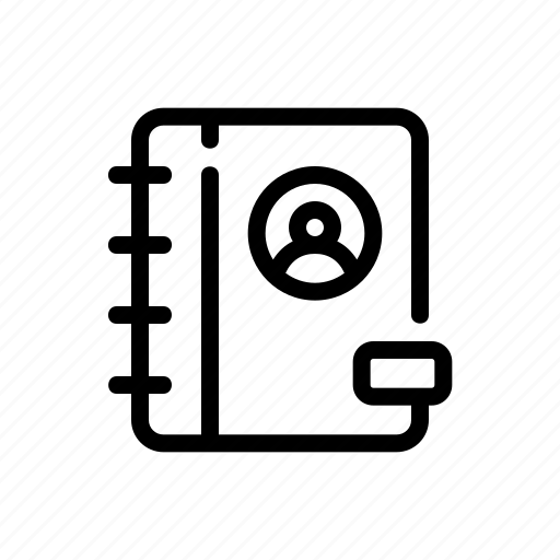 Notebook, learning, book, user, networking icon - Download on Iconfinder