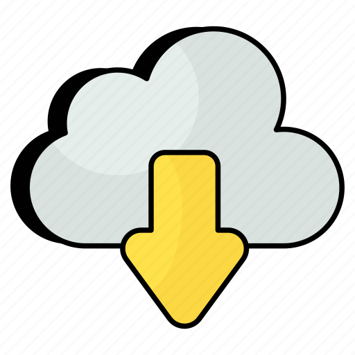 Cloud download, computing, storage, downloading, services, network icon - Download on Iconfinder