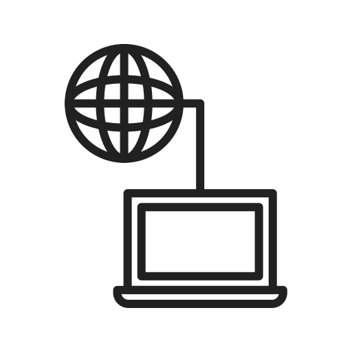 Connected laptop, server-connection, laptop-sharing, networking, laptop-server, wireless-connection, client-server icon - Download on Iconfinder