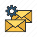 message settings, communication, message, conversation, sms, send, mail, letter