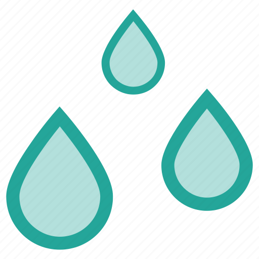 Raindrops, clouds, cloudy, forecast, rain, rainy, weather icon - Download on Iconfinder
