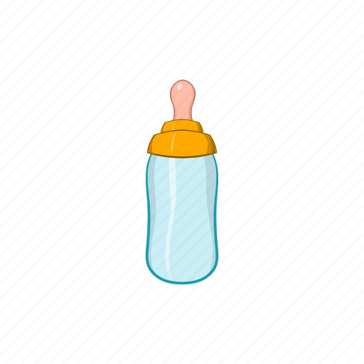 Baby, bottle, cartoon, feeding, milk, nipple, sign icon - Download on  Iconfinder