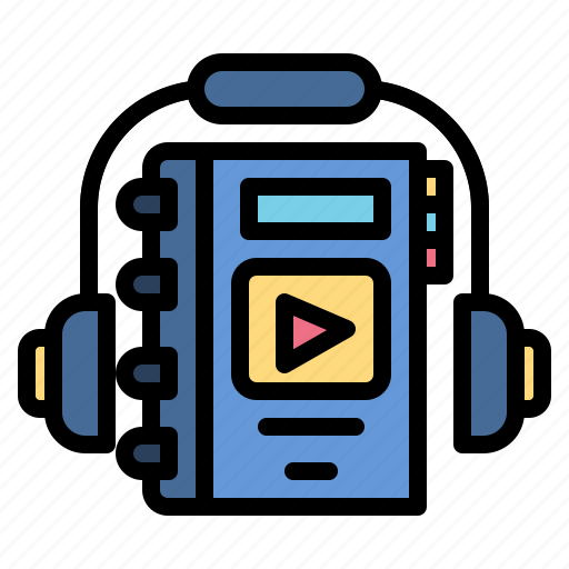 Newmedia, audiobook, audio, book, education, learning icon - Download on Iconfinder