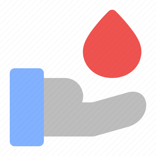 Blood, donation, hand, healthcare, medical icon - Download on Iconfinder