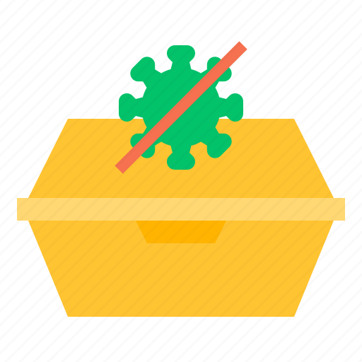 Box, clean, food, hygiene, virus icon - Download on Iconfinder