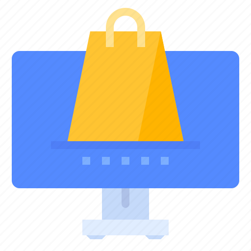 Bag, computer, online, shop, shopping icon - Download on Iconfinder