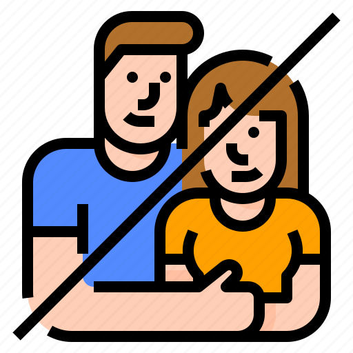 Avoid, closeness, couple, romance, romantic icon - Download on Iconfinder