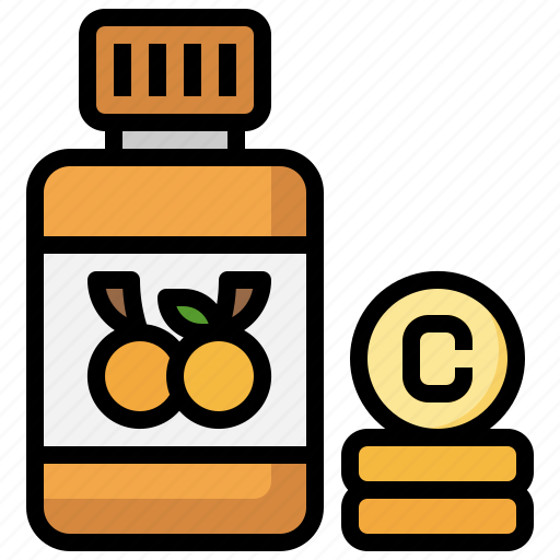 Vitamin, c, nutrition, pills, drugs, supplements icon - Download on Iconfinder