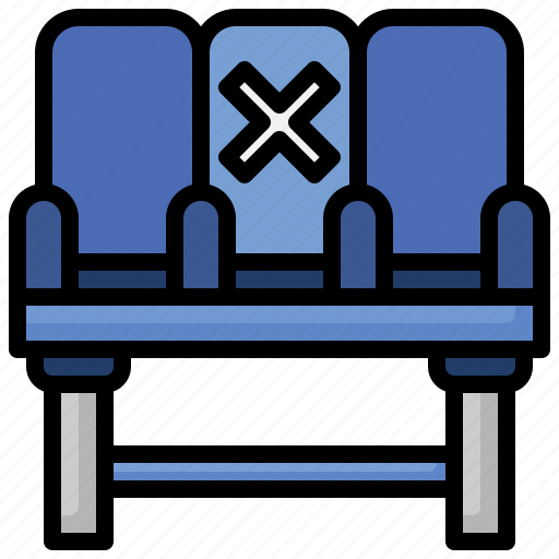 Keep, distance, seat, social, distancing, chairs, sitting icon - Download on Iconfinder