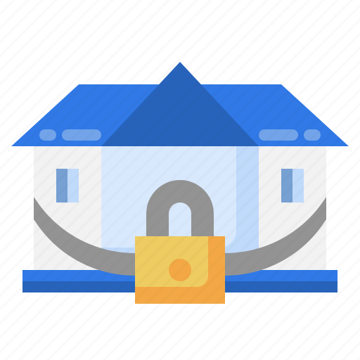 Lock, security, stay, home, quarantine, house icon - Download on Iconfinder