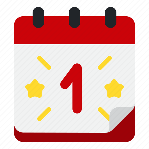 Calendar, happy, new, year, event, celebration, schedule icon - Download on Iconfinder