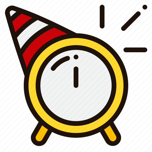 Alarm, clock, new, year, timer, time, watch icon - Download on Iconfinder