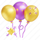balloons, balloon, party, decoration, celebration, nitrogen, new, year 