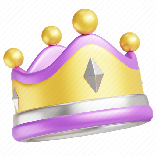 Crown, vip, royal, reward, king, party, new 3D illustration - Download on Iconfinder