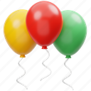 balloons, decoration, ornament, party, celebration, new year, birthday 