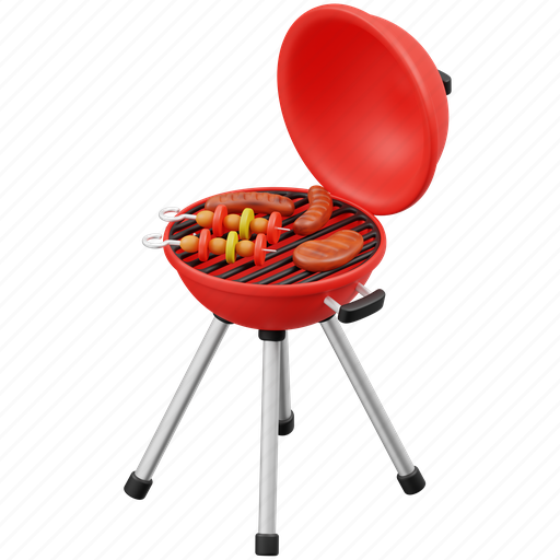 Barbeque, equipment, tools, party, barbecue, cooking, bbq 3D illustration - Download on Iconfinder