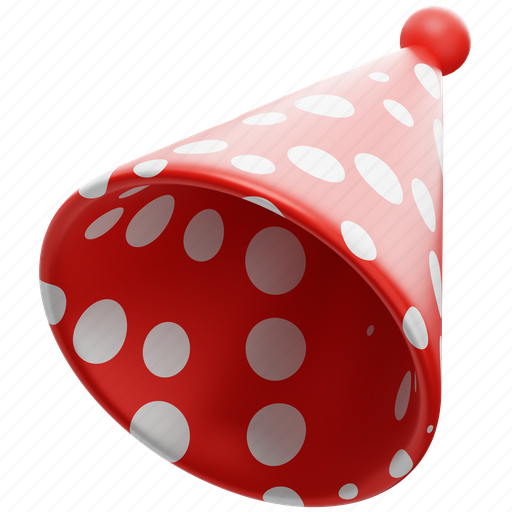 Party, hat, celebration, decoration, cap, birthday 3D illustration - Download on Iconfinder