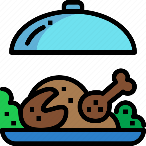Celebration, chicken, food, meat, party, roast, turkey icon - Download on Iconfinder