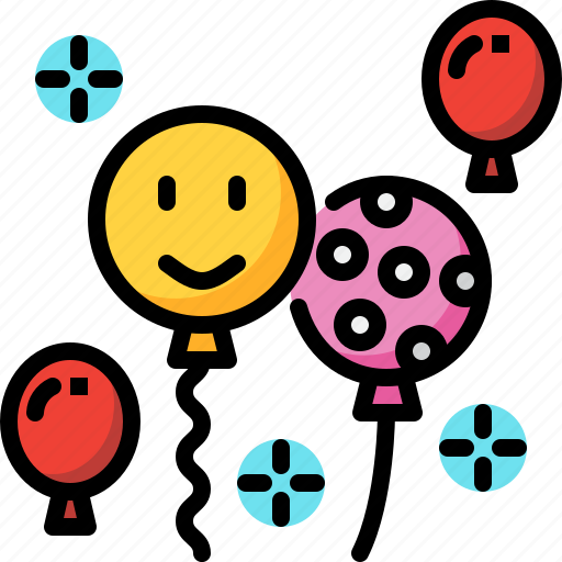 Balloon, birthday, decoration, new year, party icon - Download on Iconfinder