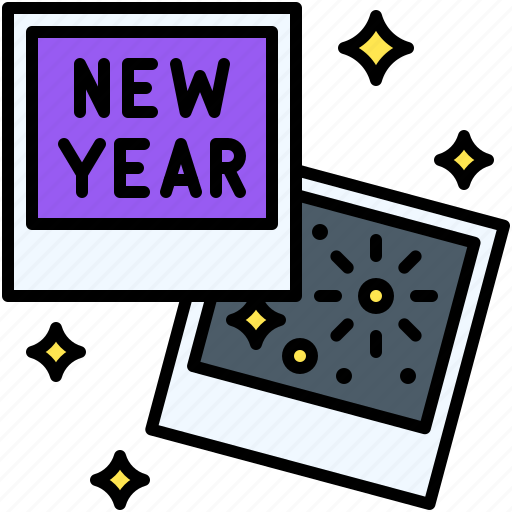 Party, celebrate, event, holiday, photo, picture, happy new year icon - Download on Iconfinder