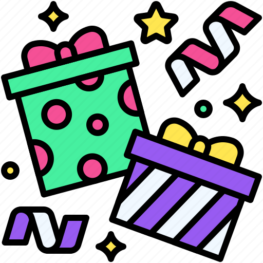 Party, celebrate, event, holiday, gift, gift box, present icon - Download on Iconfinder