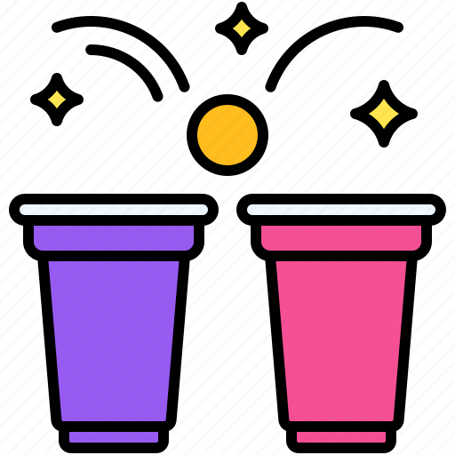 Party, celebrate, event, holiday, beer pong, game icon - Download on Iconfinder
