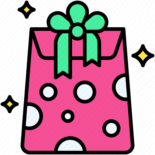 Party, celebrate, event, holiday, bag, present, gift icon - Download on Iconfinder