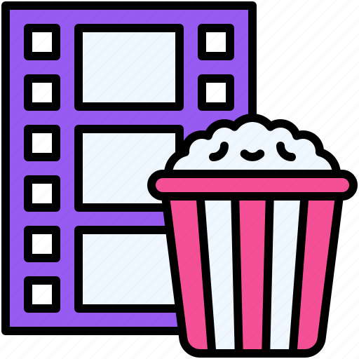 Party, celebrate, event, holiday, movie, film, popcorn icon - Download on Iconfinder