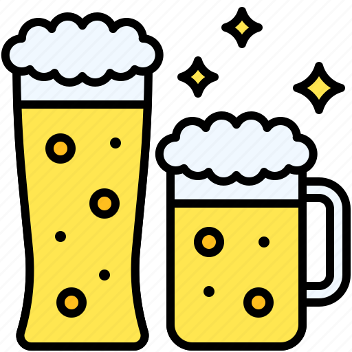 Party, celebrate, event, holiday, beer, beer mug, beverage icon - Download on Iconfinder