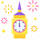 party, celebrate, event, holiday, clock tower