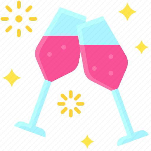 Party, celebrate, event, holiday, wine, champagne, cheer icon - Download on Iconfinder